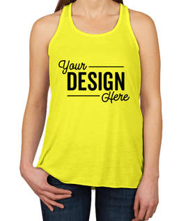 Canada - Bella + Canvas Women's Flowy Racerback Tank - Color: Neon Yellow