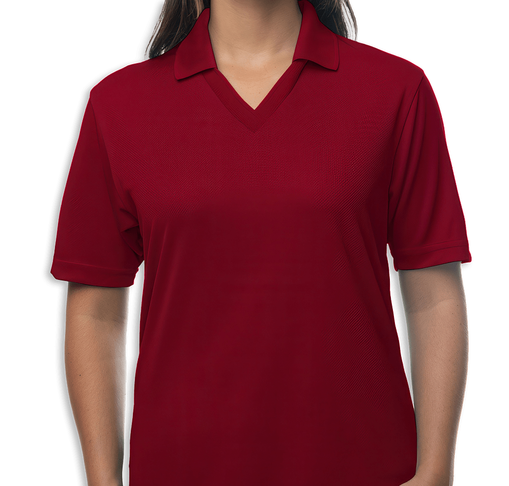 Blue Generation Women's BLU-X-DRI Textured Mesh Performance Polo - Embroidered-default