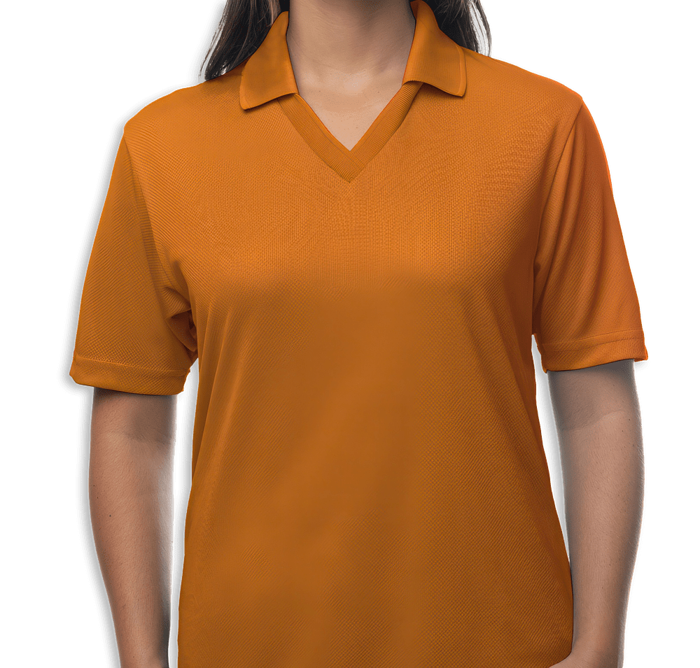 Blue Generation Women's BLU-X-DRI Textured Mesh Performance Polo - Embroidered-default