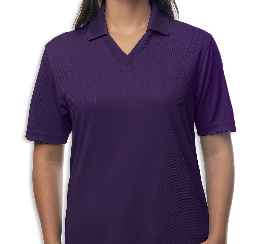 Blue Generation Women's BLU-X-DRI Textured Mesh Performance Polo - Embroidered-default