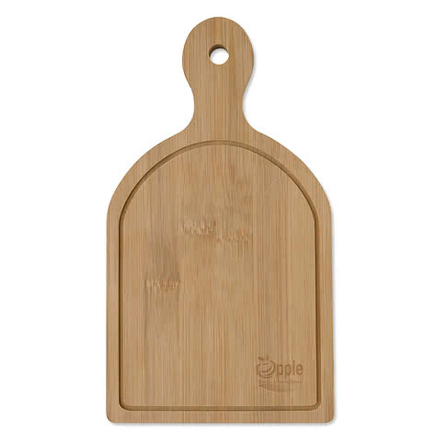 Laser Engraved Rhein Bamboo Cutting Board in Natural