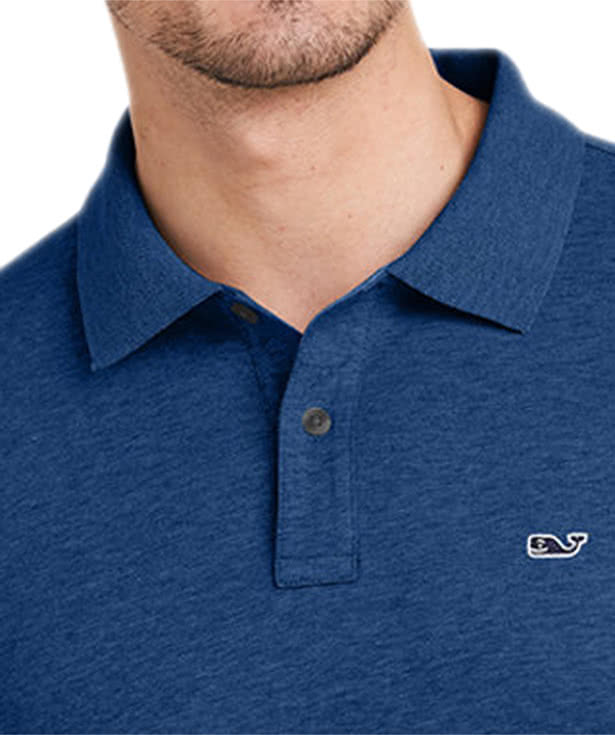 Vineyard Vines Edgartown Logo Pique Polo - Printed