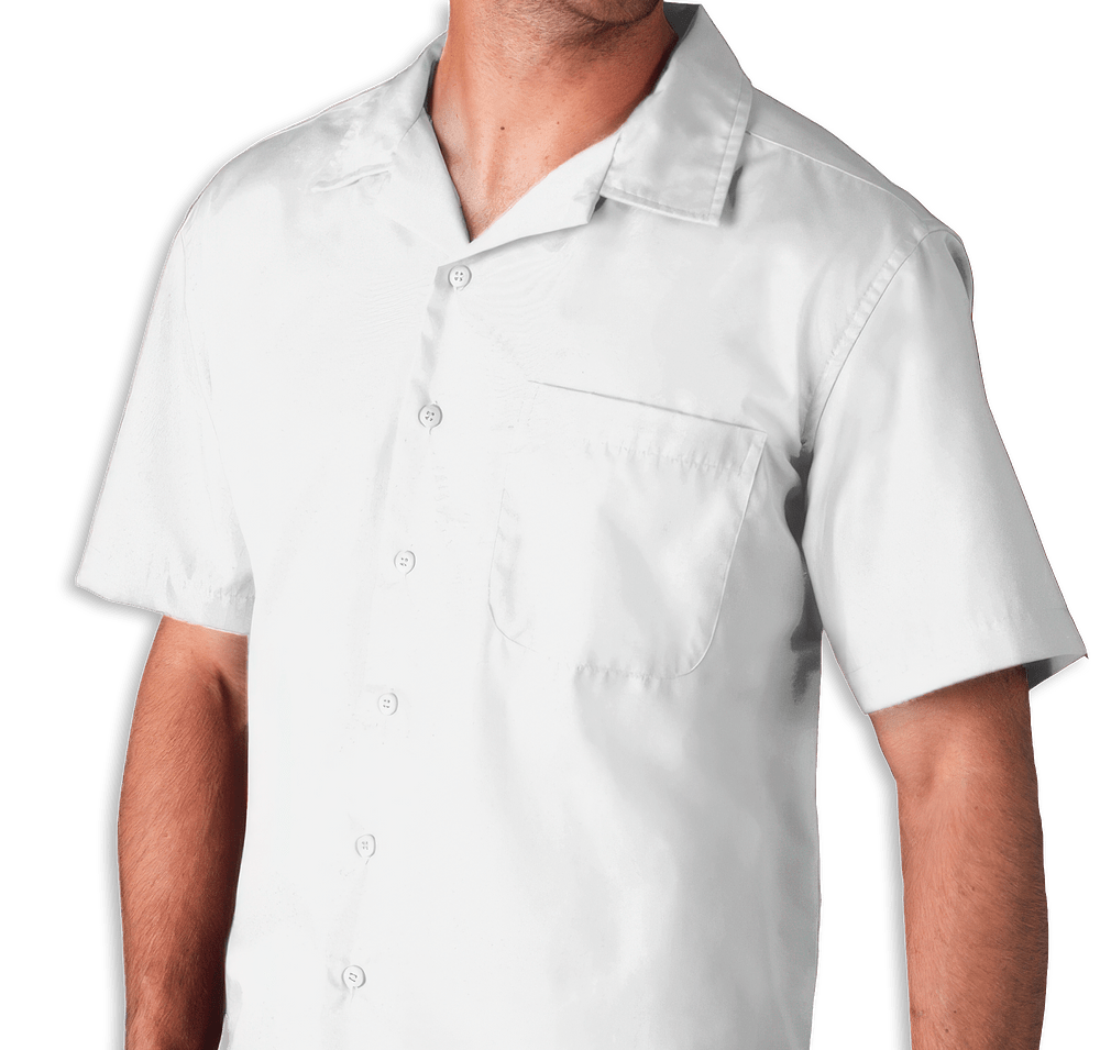 Blue Generation Poplin Short Sleeve Camp Shirt - Printed-default