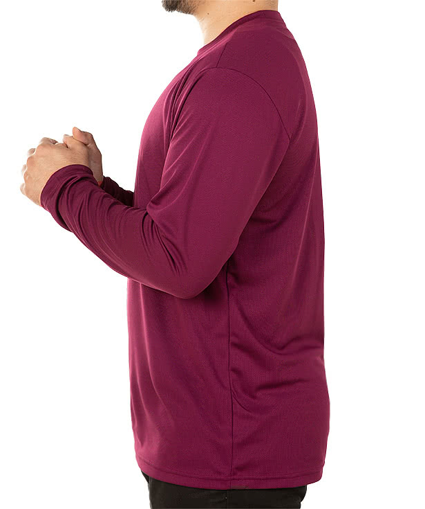 Soffe Mesh Lightweight Long Sleeve Performance  Shirt
