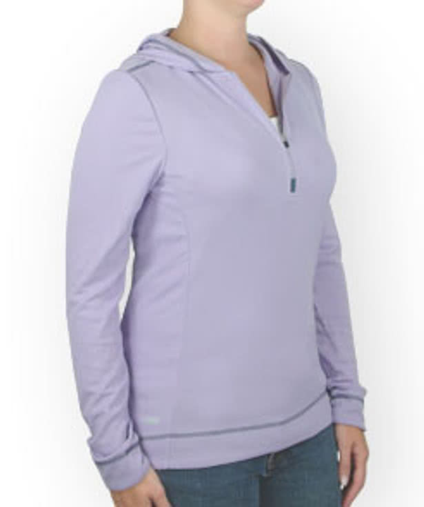 Alo Ladies Long Sleeve Half Zip Hoody