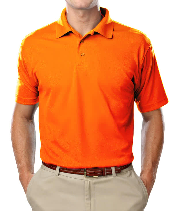 Blue Generation Hi-Visibility Performance Pique Polo - Embroidered