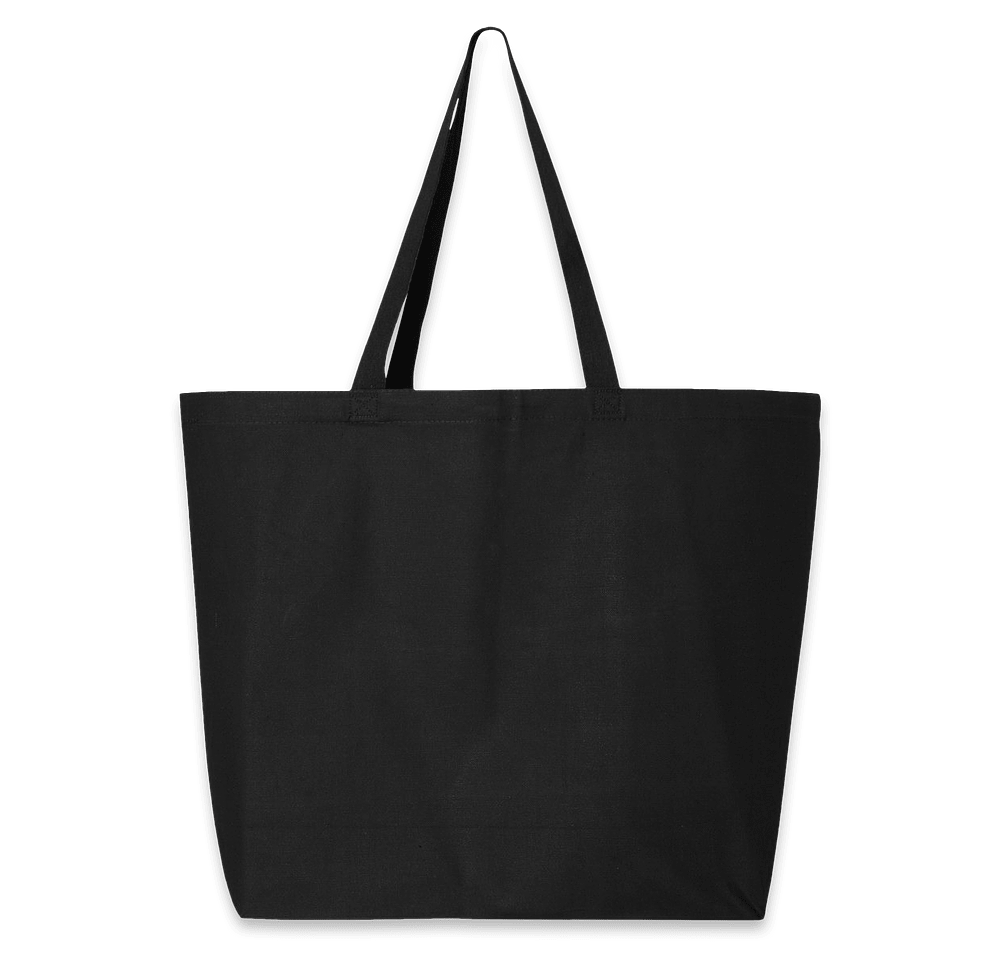 Jumbo Gusseted Cotton Canvas Tote Bag-default