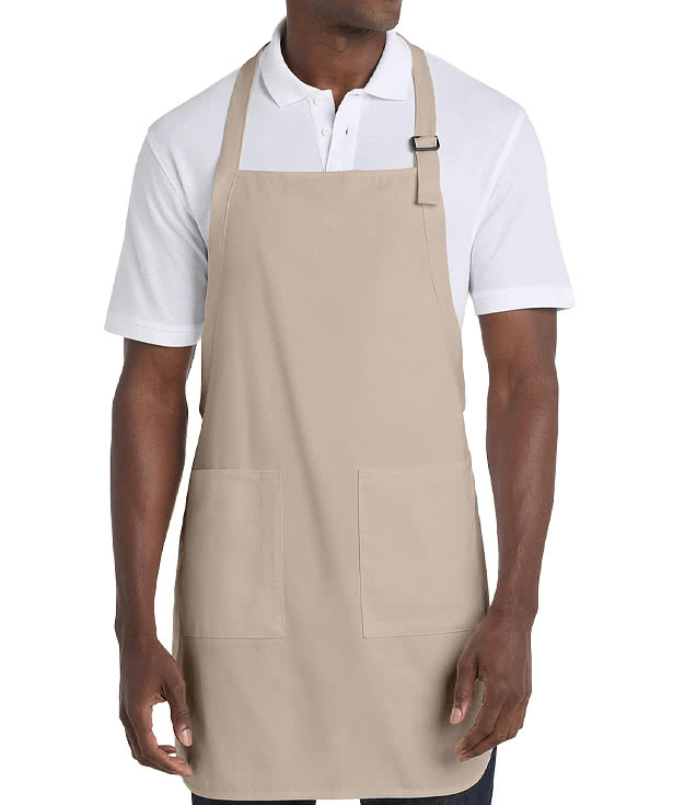 Port Authority Cotton Twill Two-Pocket Full Length Apron