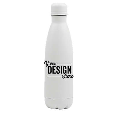 17 oz. Copper Vacuum Insulated Water Bottle - Matte White