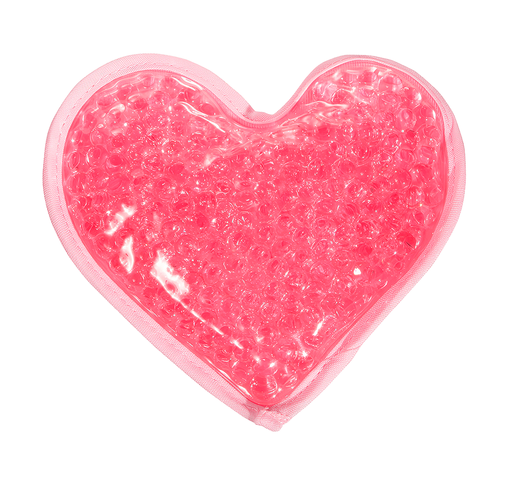 Plush Heart Aqua Pearls Hot/Cold Pack-default