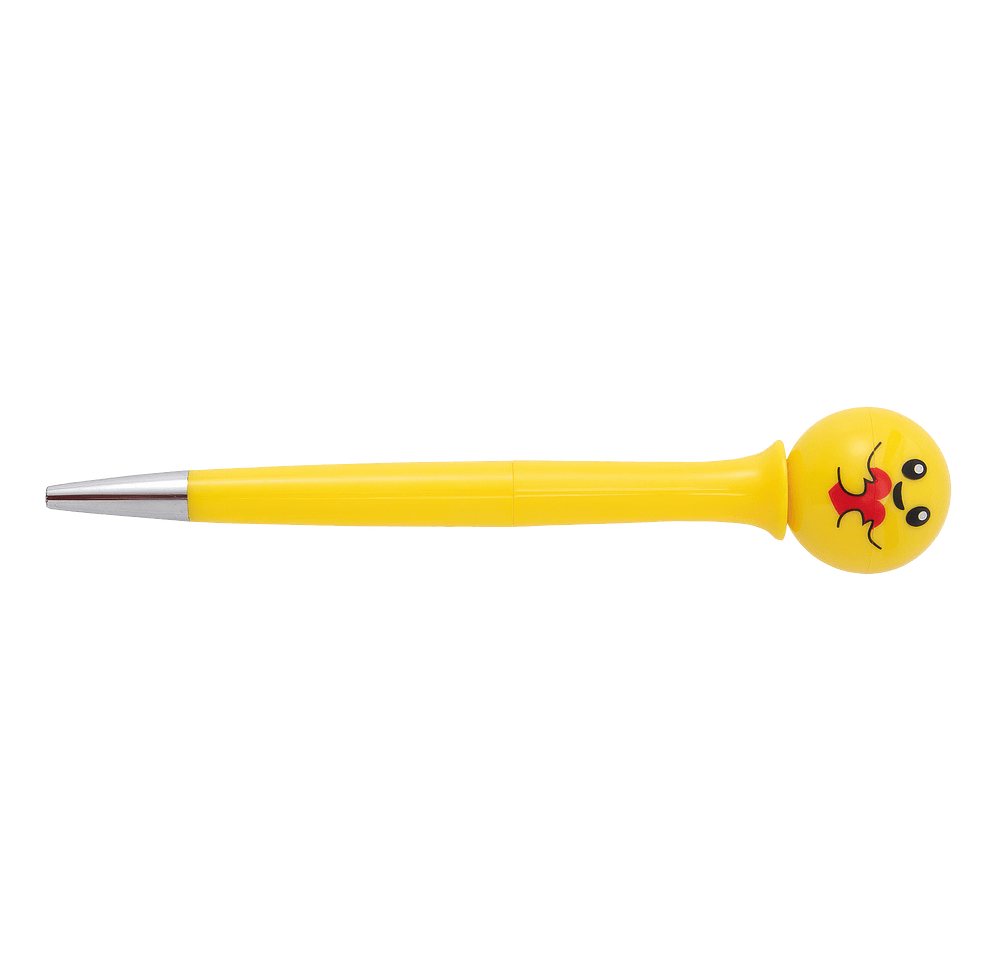 Emoji Fidget Ballpoint Pen (black ink)-default
