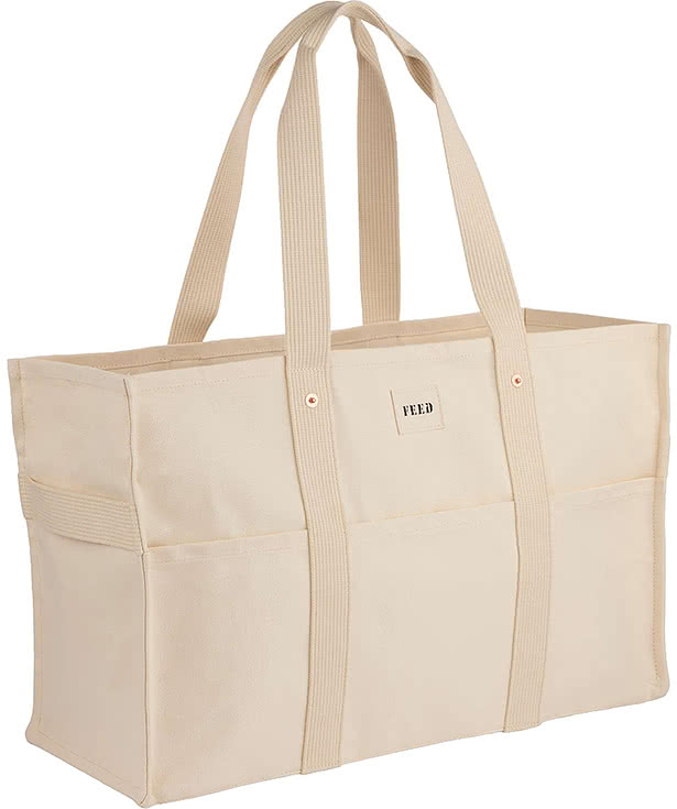 FEED Organic Cotton Large Market Tote Bag