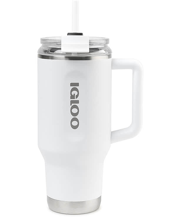 Igloo 32 oz. Recycled Travel Tumbler with Straw