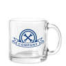 13 oz. Clear Glass Coffee Mug