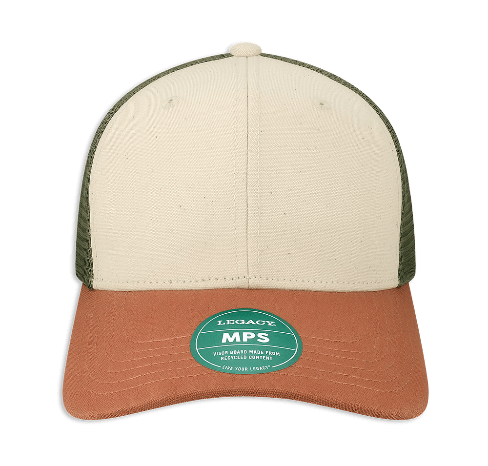 Legacy Six Panel Mesh Back Snapback Trucker Hat-default