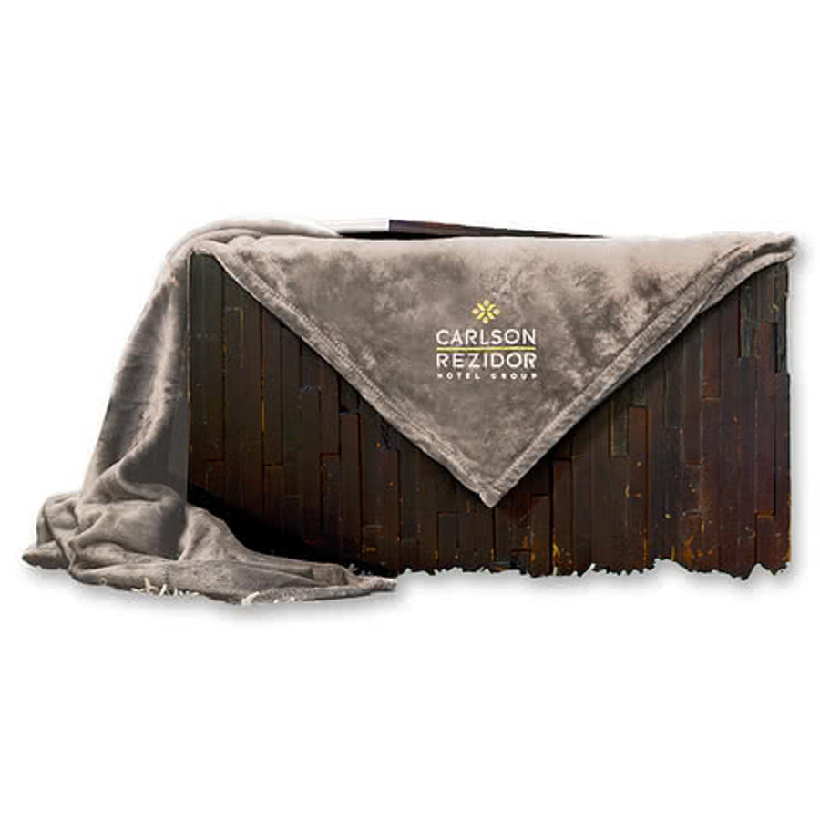 Mink Soft Touch Blanket in Gray