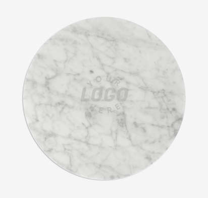 Laser Engraved Round Marble Cutting Board-default