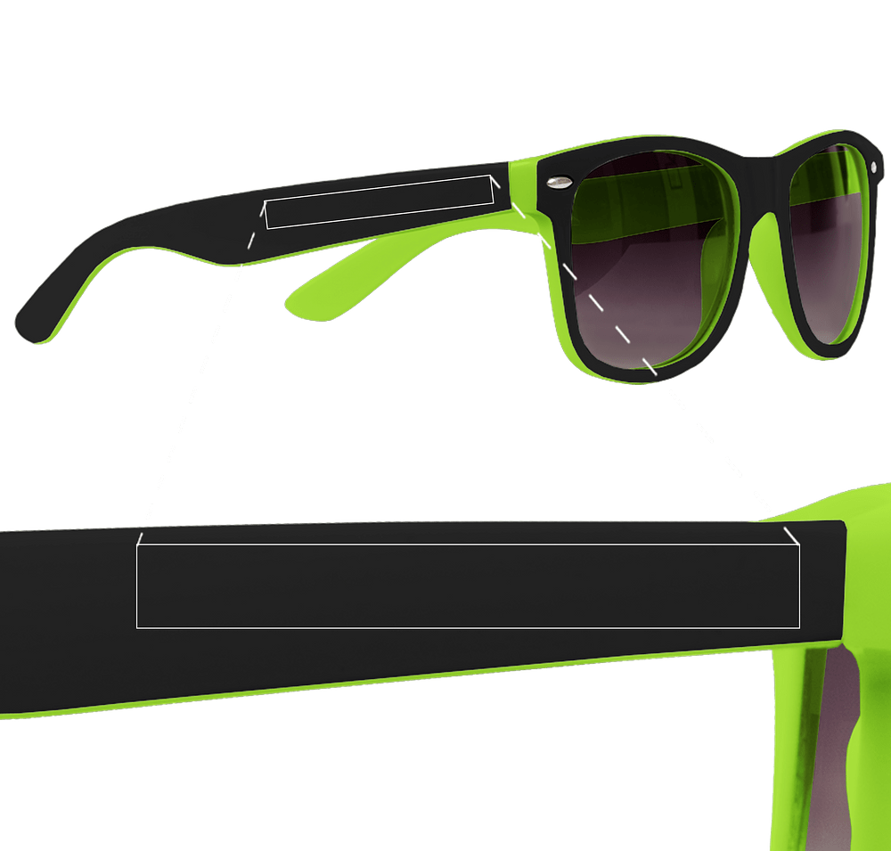 Two-Tone Malibu Sunglasses-default