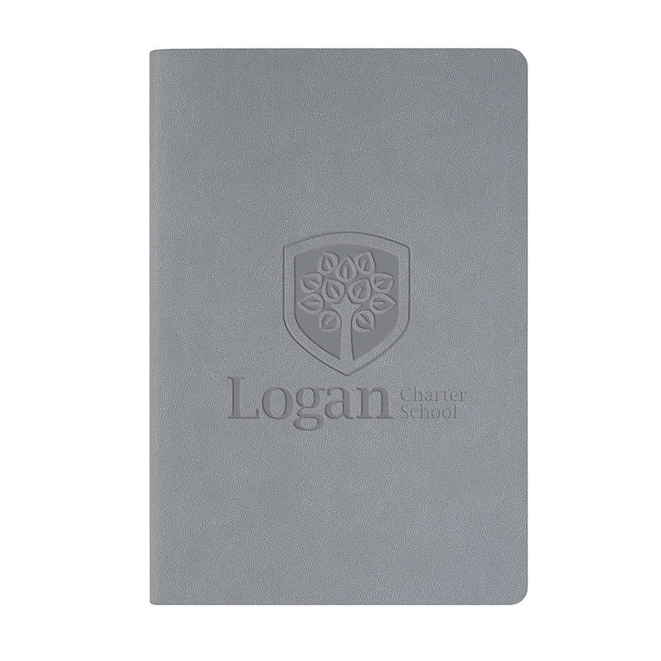 Debossed Flex Recycled Soft Cover Paper Notebook