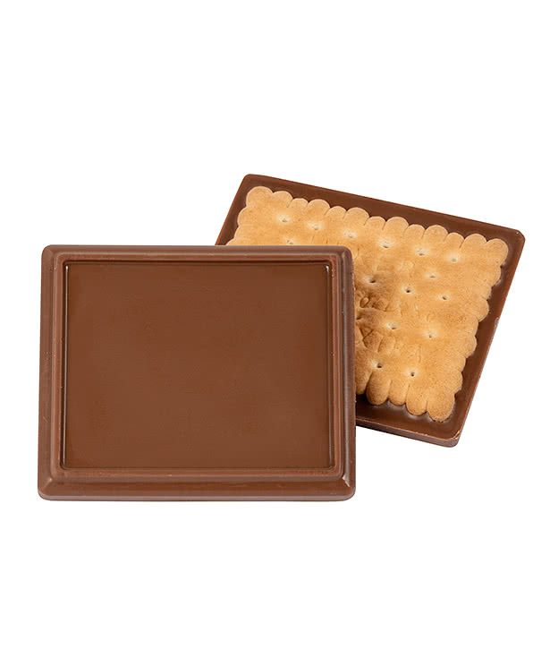 Laser Engraved Chocolate Rectangle Cookie