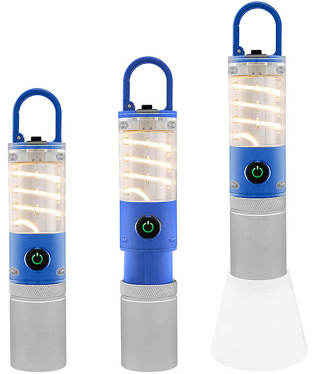 LED Lantern Flashlight with Carabiner