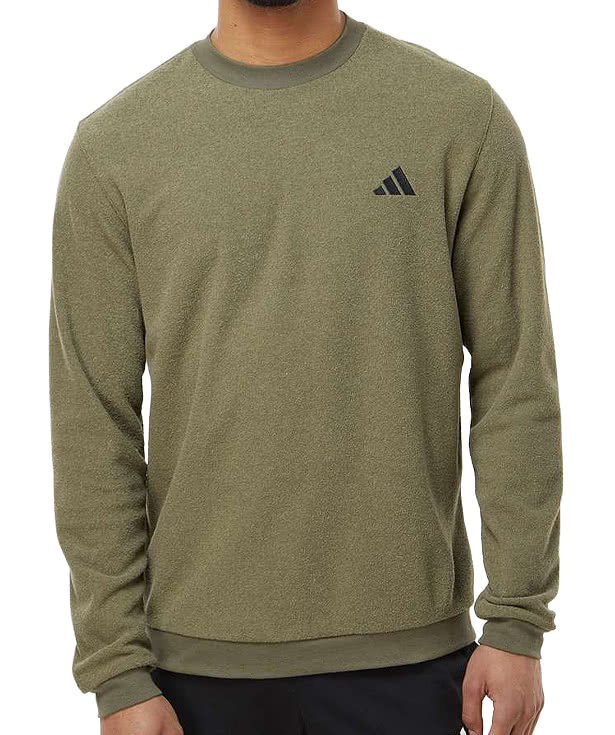 Adidas Terry Loop Recycled Crewneck Sweatshirt