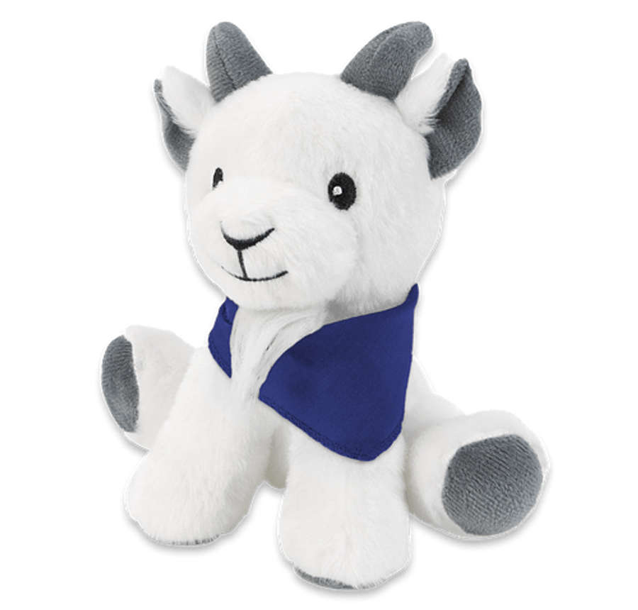6" Little Buddy Goat Plush Animal in Royal