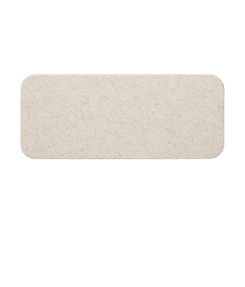 Eco Wheat Straw Kit with Cleaning Brush in Tan