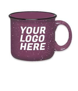 15 oz. Ceramic Speckled Campfire Mug (Set of 36) - Color: Purple