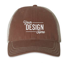 Richardson Garment Washed Trucker Hat - Color: Driftwood / Khaki