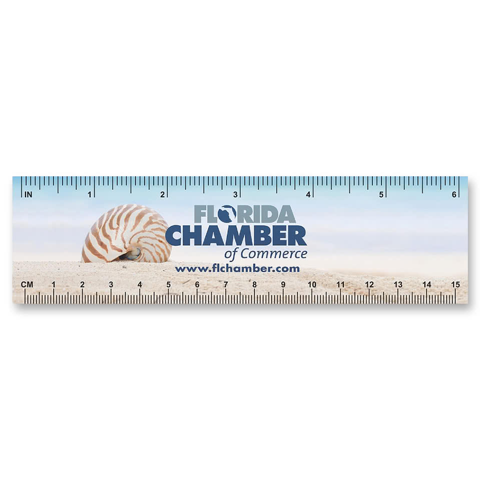 Plastic Ruler / Bookmark - 10 mil