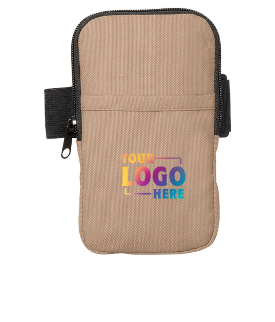 Harriton Travel Tumbler Pouch in KHAKI