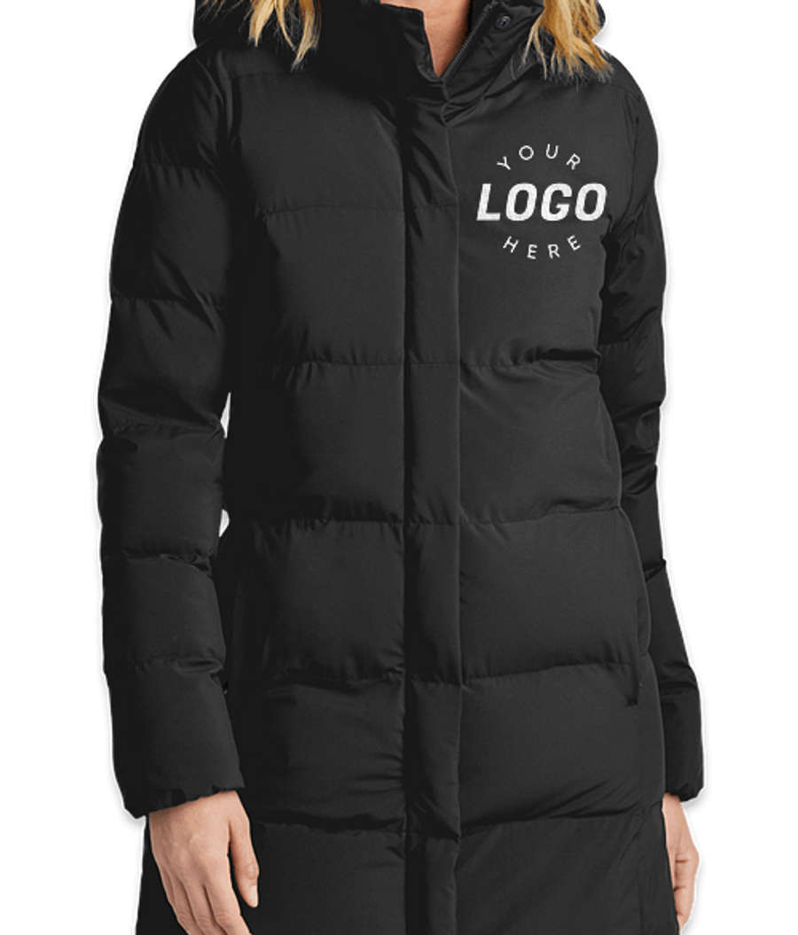 Mercer+Mettle Women's Hooded Insulated Parka in Deep Black