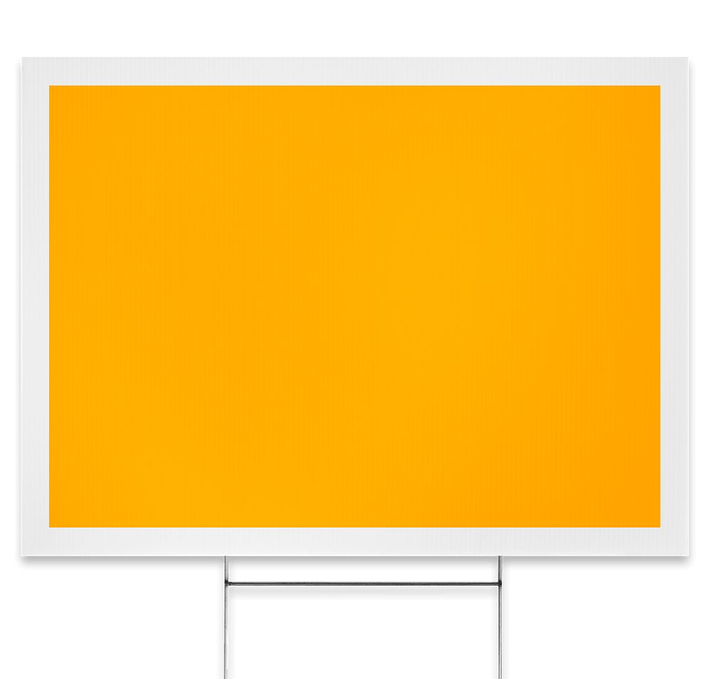 Full Color 24" x 18" Double Sided Plastic Sign Kit-default