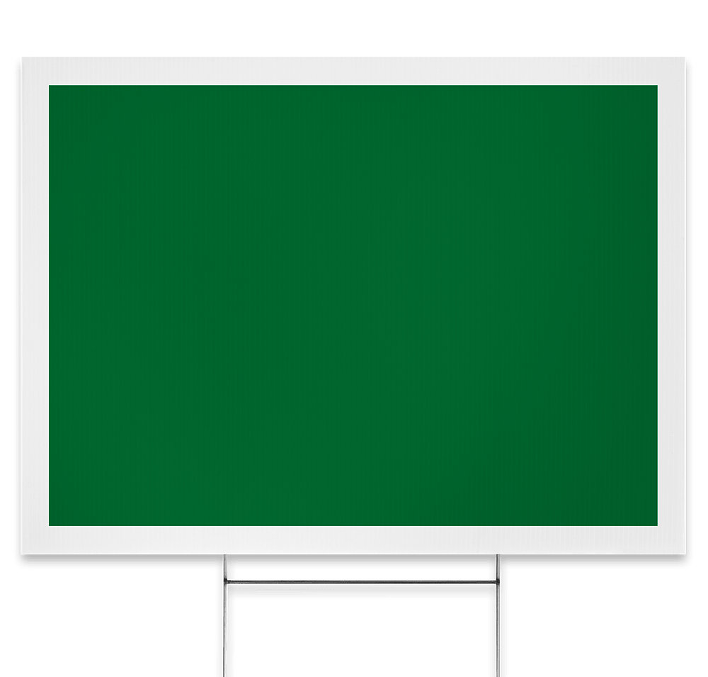 Full Color 24" x 18" Double Sided Plastic Sign Kit-default