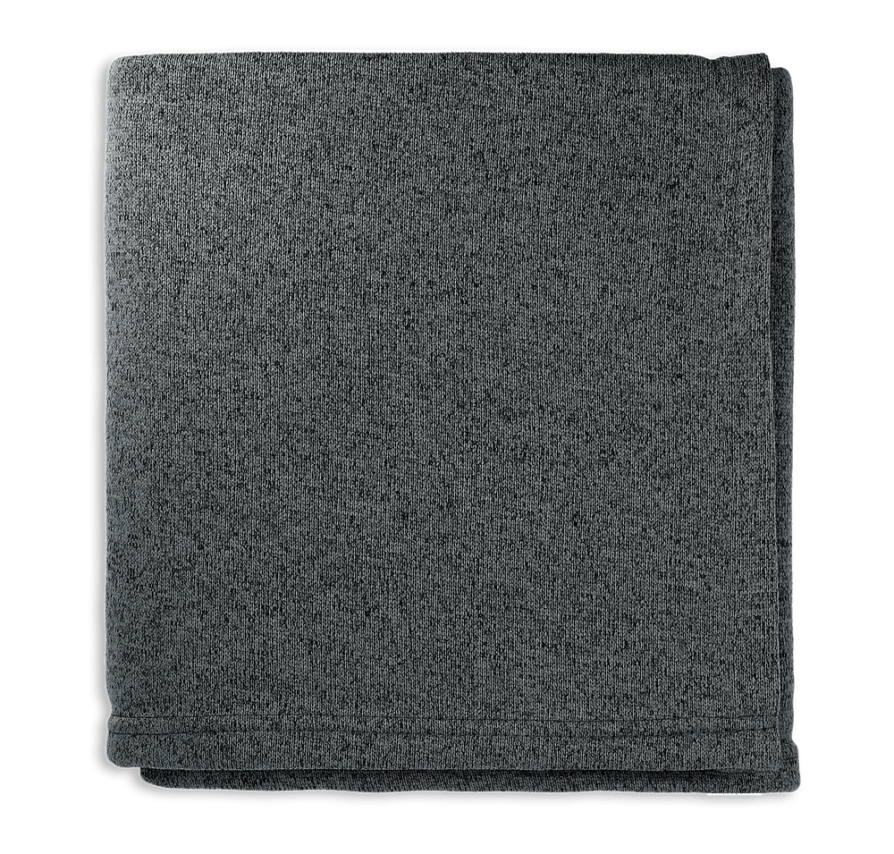 Heathered Fleece Throw Blanket-default