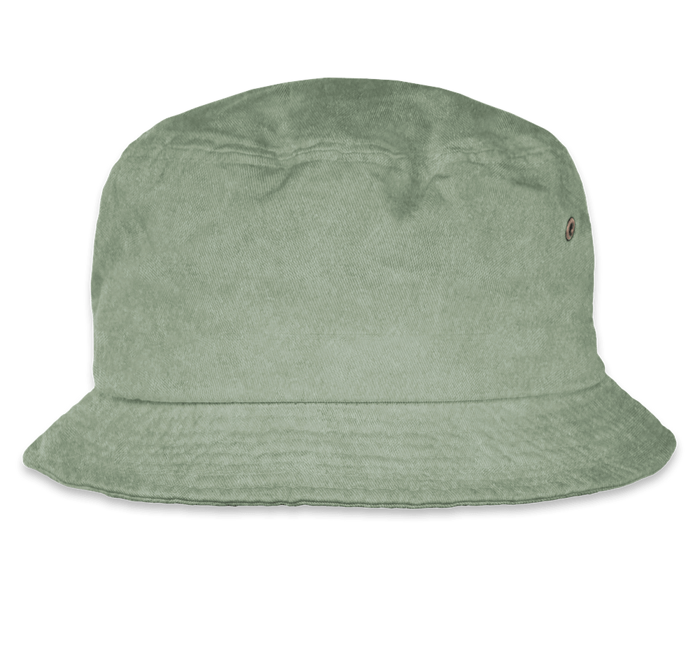 Mega Cap Pigment Dyed Twill Washed Bucket Hat-default