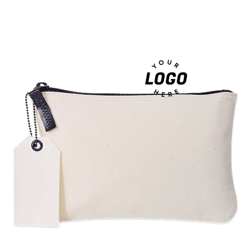 Cotton Zippered Pouch