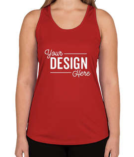 Augusta Women's Mesh Back Performance Racerback Tank - Color: Red