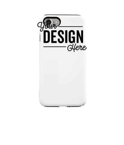 Full Color iPhone 7 Tough Phone Case - White