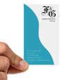 2" x 3.5" Vertical Clear Plastic Business Cards