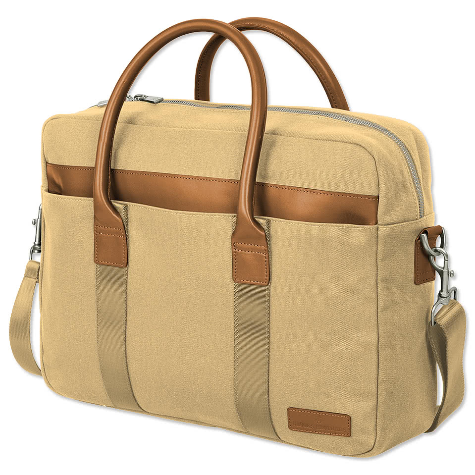 Brooks Brothers Wells Briefcase and Crossbody Bag