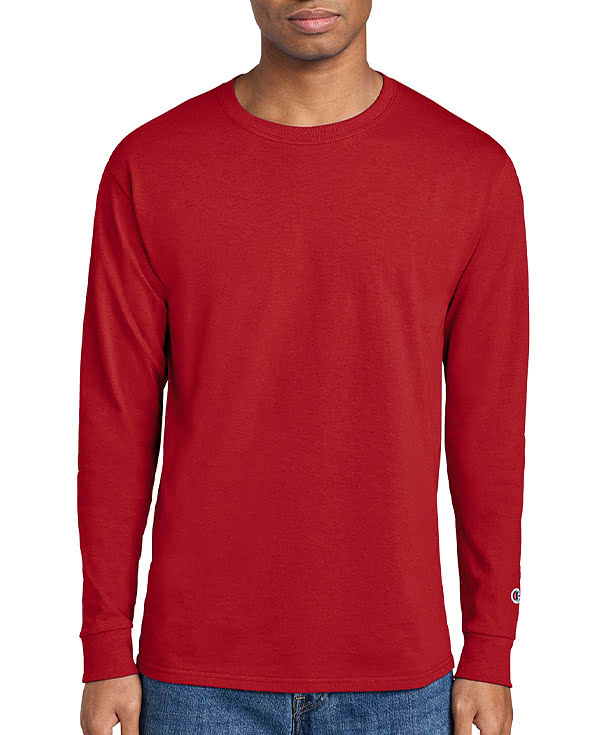 Champion Midweight Crewneck Jersey Long Sleeve T-shirt