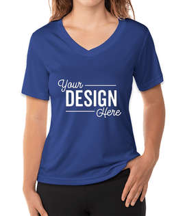 Reebok Women's V-Neck Performance Shirt - Color: Royal