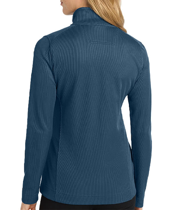 Port Authority Women's Vertical Texture Full Zip Sweatshirt