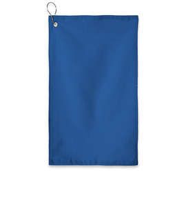Port Authority Grommeted Hemmed Golf Towel - Color: Royal