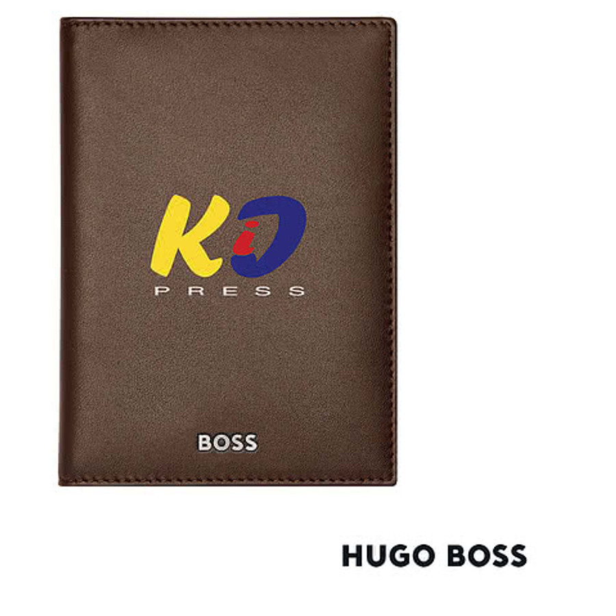 Hugo Boss Classic Smooth Trifold Card Holder in Black
