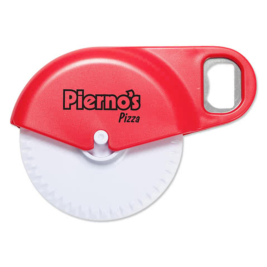Napoli Pizza Cutter with Bottle Opener in Black