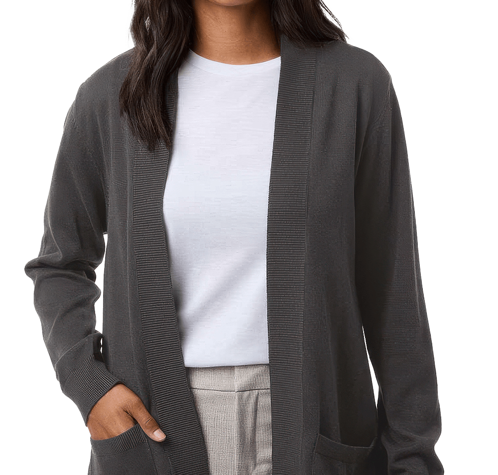 Devon & Jones Women's New Classics Recycled Open Cardigan-default