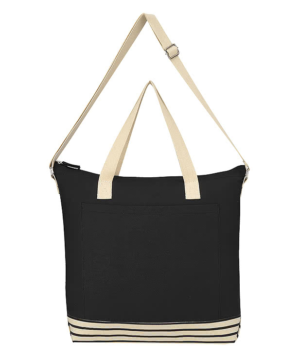 Bottom Line Cotton Zippered Tote Bag